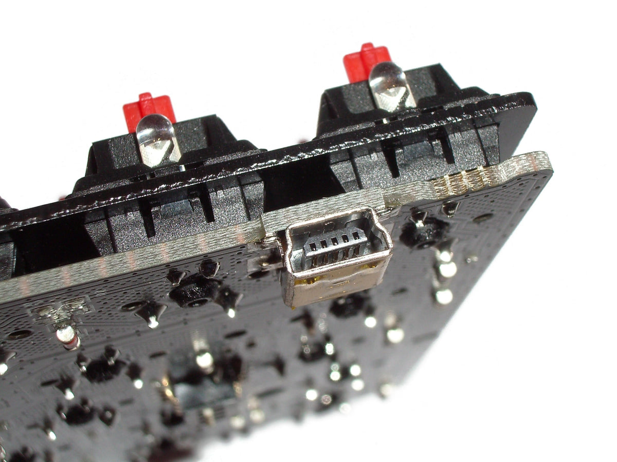 KBC Poker II plate and PCB assembly with switches