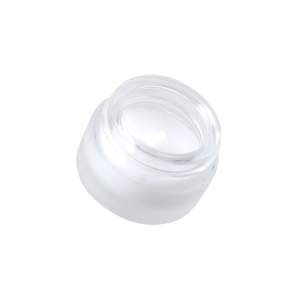 Krytox 205G0 switch lubricant, open jar showing white grease