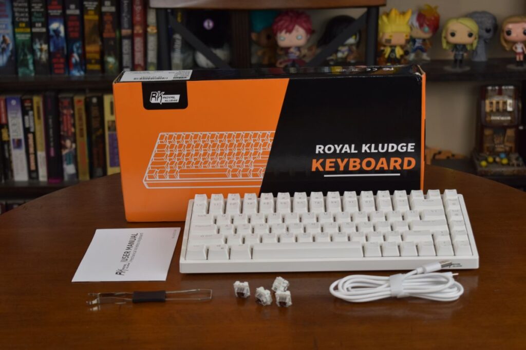 RK Royal Kludge RK84 75% Wireless Mechanical Keyboard