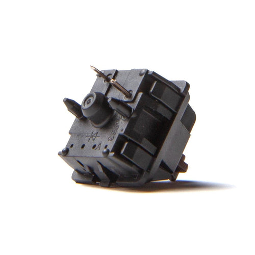 Cherry MX2A Brown tactile switch, bottom view showing gold pins